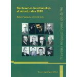 Recherches fonctionnelles et structurales 2009