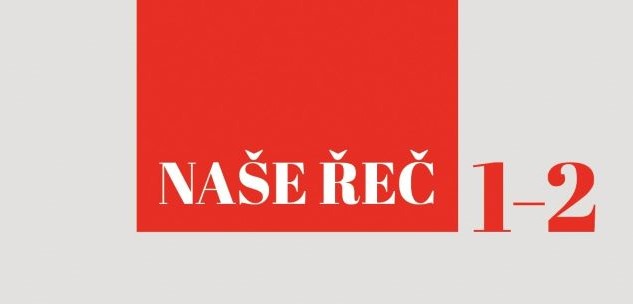 Vyšla Naše řeč 1–2/2020