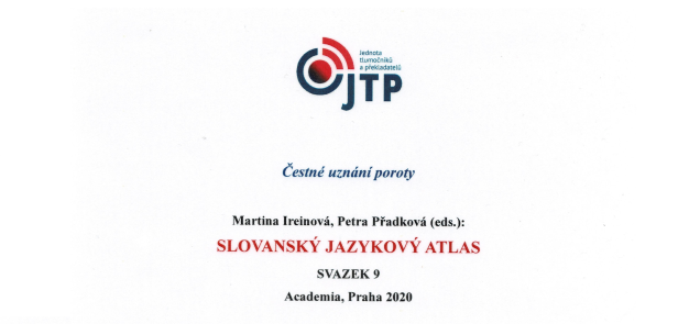 Slovník univerbizátů a Slovanský jazykový atlas v soutěži Slovník roku