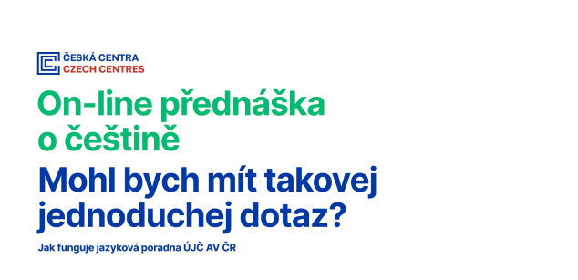 Pozvánka na online přednášku Jitky Rosenbaumové
