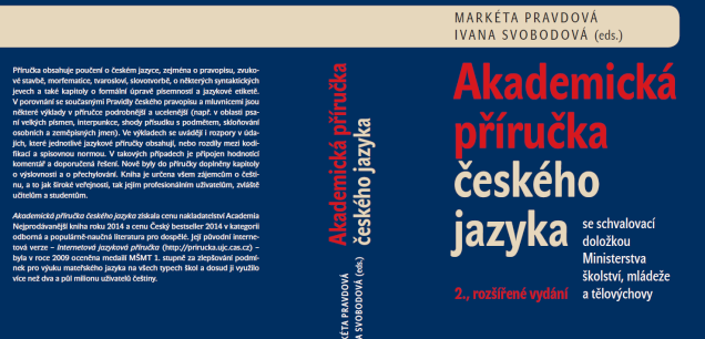 Akademická příručka českého jazyka podruhé