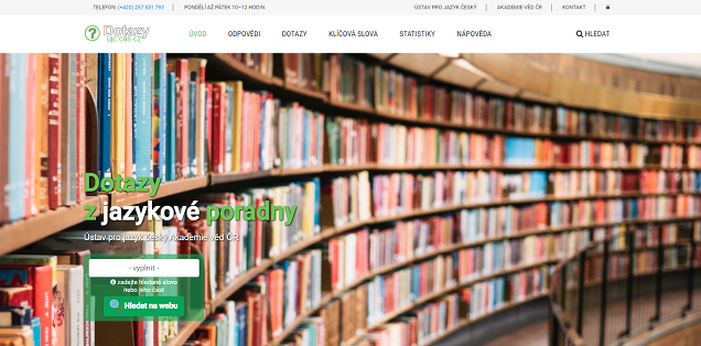 První online databáze jazykových dotazů