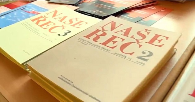 Reportáž o konferenci 100 let Naší řeči